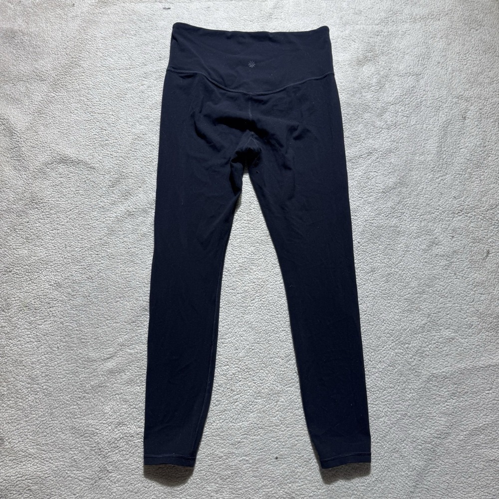 Athleta Leggings Womens Medium Ultra High Rise Elation Tight Black Stretch Ankle - Picture 7 of 12